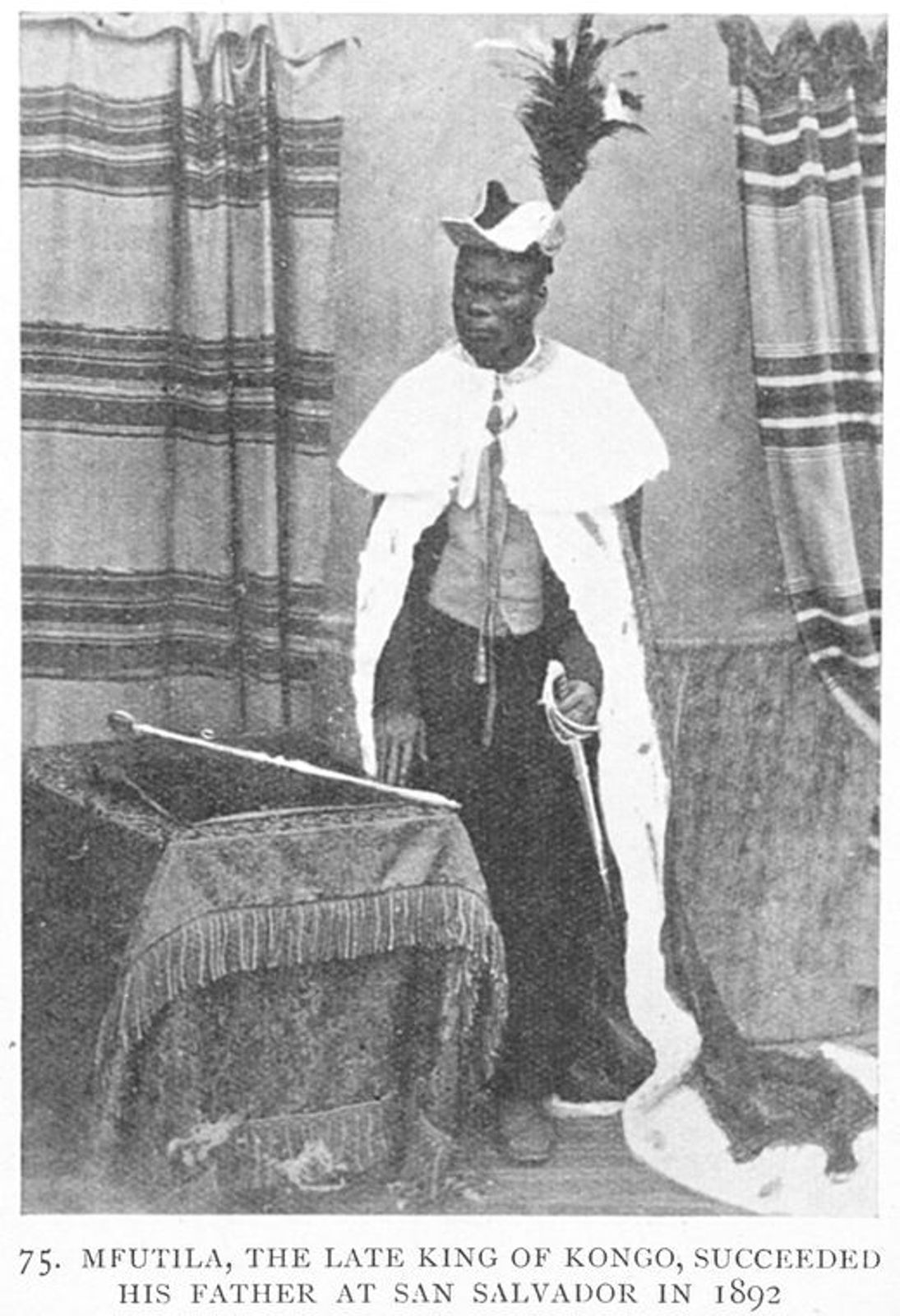 Mfutila, the late King of Kongo, succeeded his father at San Salvador in 1892.